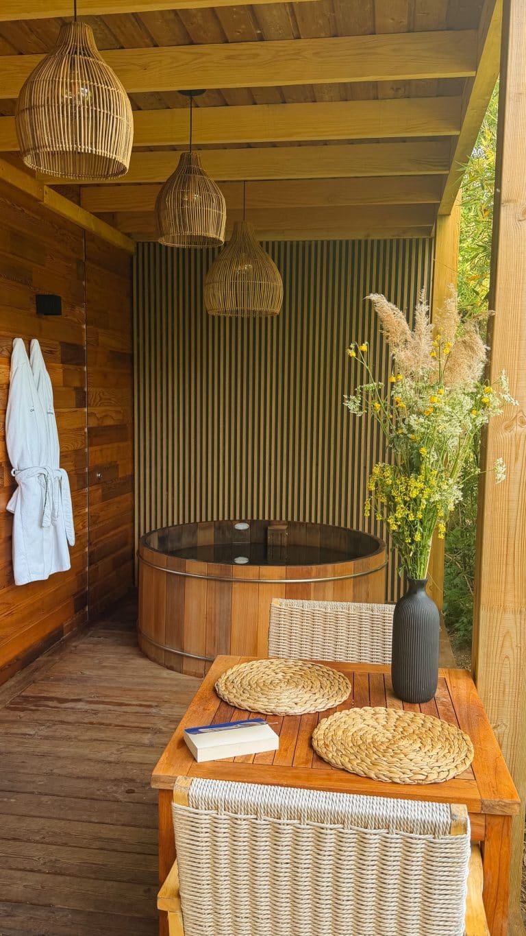 Escapade luxe avec bain nordique au bord du canal de Briare