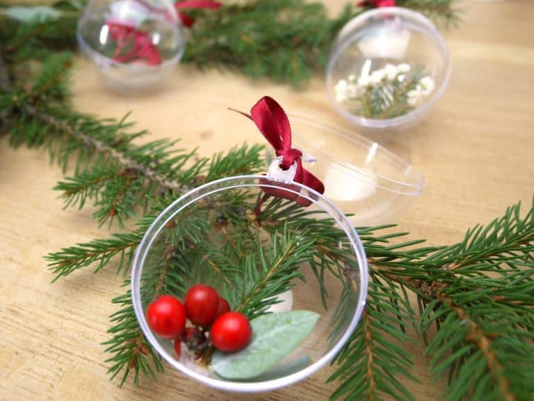 Mercredi créatif « boule de Noël végétale »
