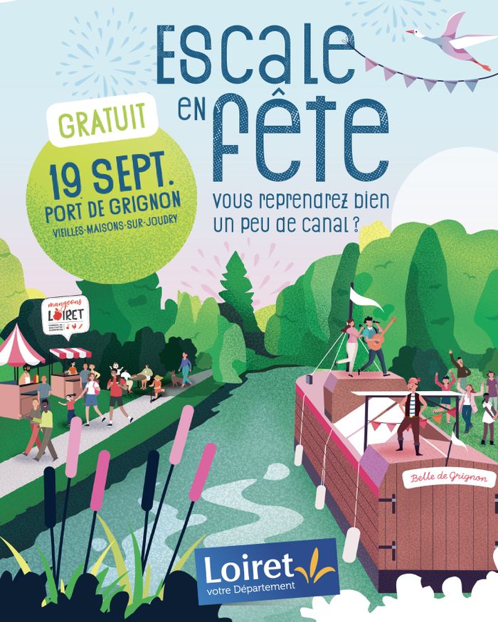 Escale en fête : la grande fête du canal d&rsquo;Orléans !
