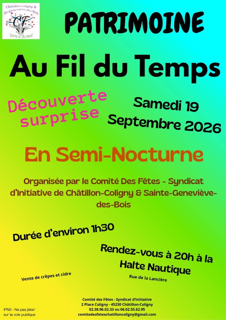 Patrimoine au fil du temps