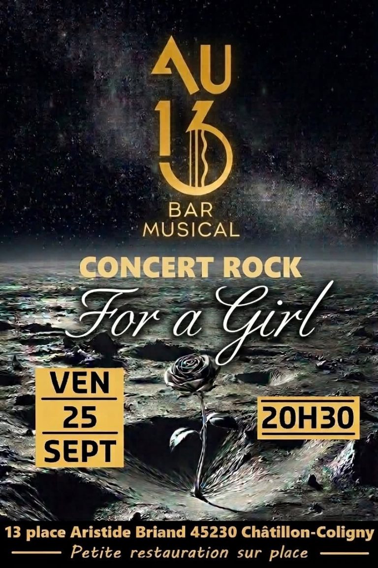 Concert rock « For a girl »
